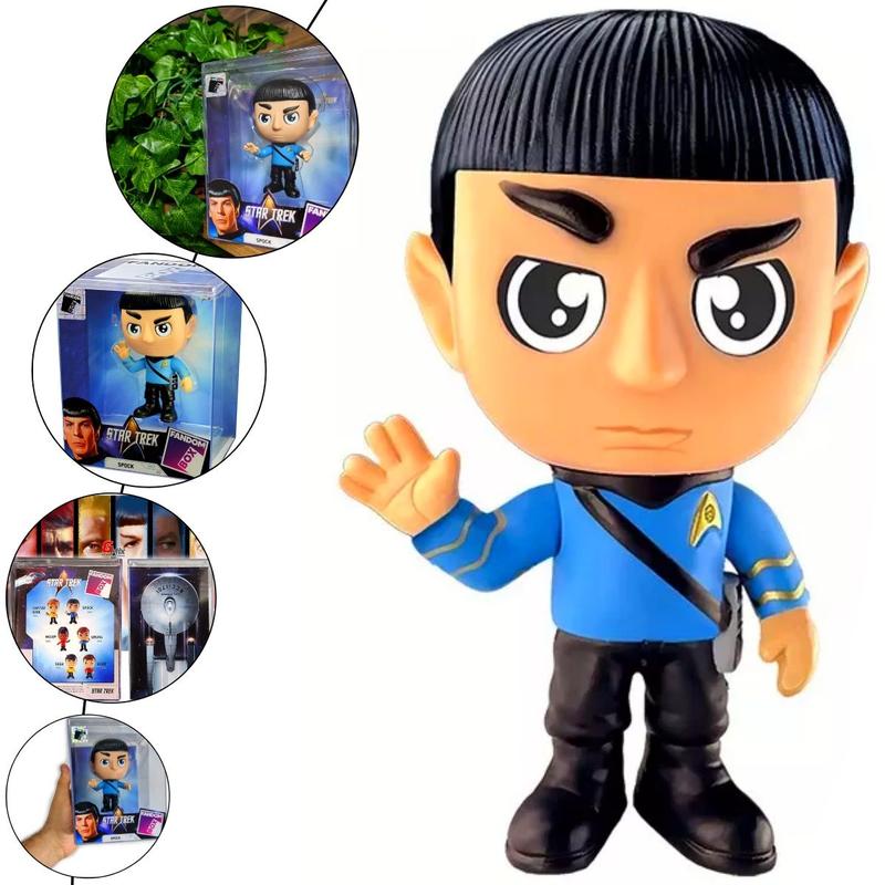 Kit Star Trek Spock Uhura 2 Bonecos Jornada Nas Estrelas - Lider